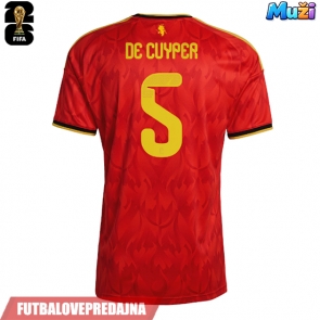 Lacne Muži Futbalové dres Belgicko Maxim De Cuyper #5 MS 2026 Krátky Rukáv - Domáci